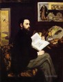 Portrait of Emile Zola Realism Impressionism Edouard Manet